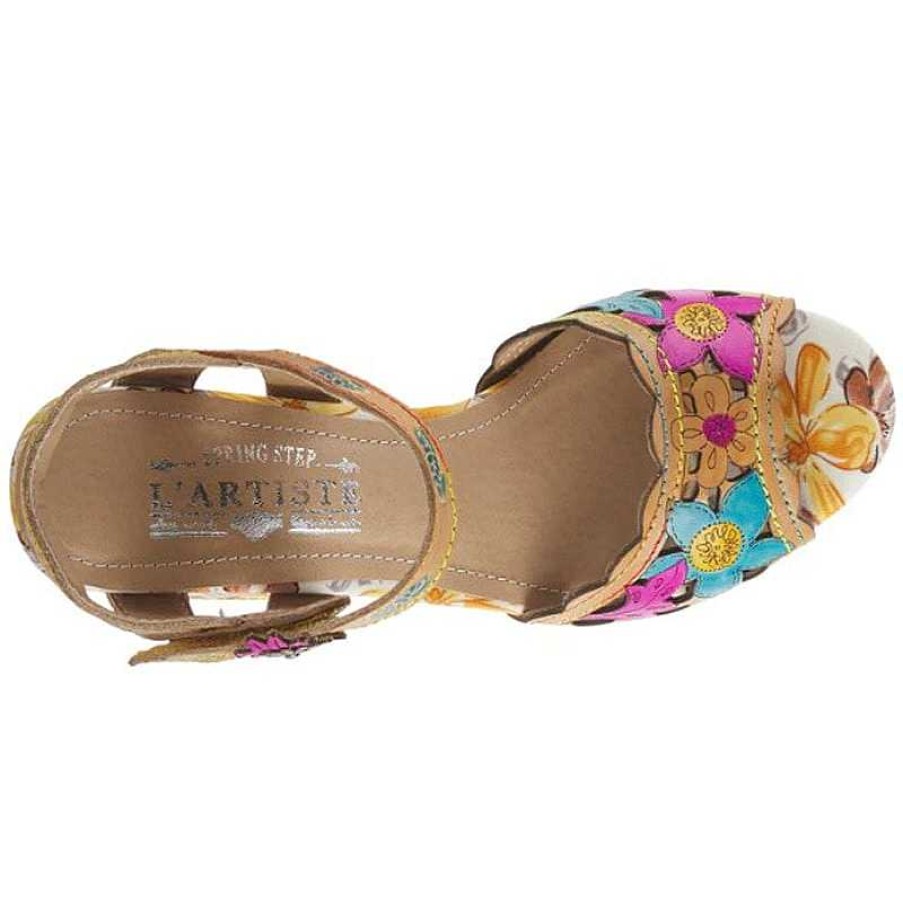 Women L'Artiste | Women'S L'Artiste Avantgarde Sandals - Tan Multi