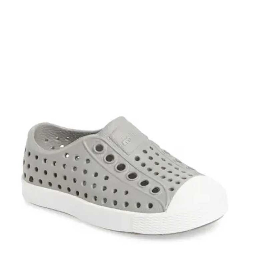 Women Native | Kids' Native Jefferson Pigeon Size 2-3 - Grey/Shell White