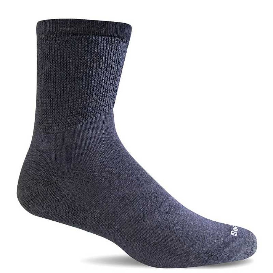 Accessories Sockwell | Women'S Sockwell Extra Easy Relaxed Fit Socks - Black