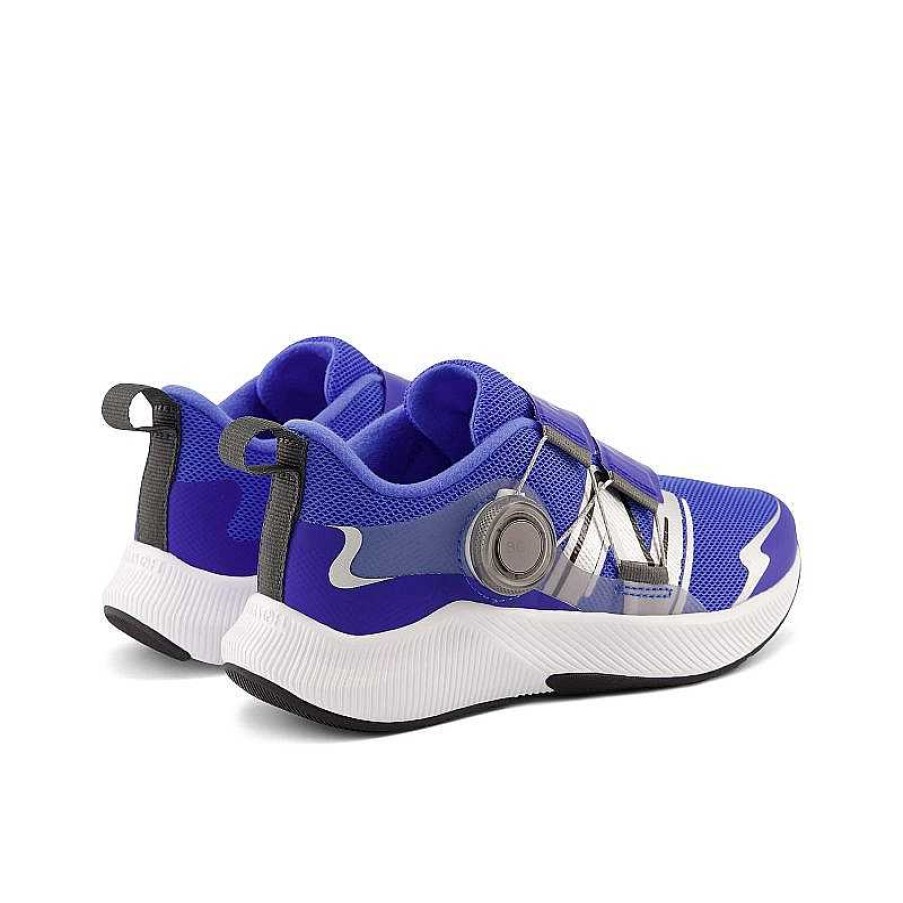 Kids New Balance | Kids' New Balance Dynasoft Reveal V4 Boa Sizes 10.5-3 Blue/Bright Lapis/Silver Metallic