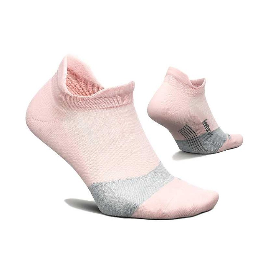 Accessories Feetures | Women'S Feetures Elite Max Cushion No Show Propulsion Pink