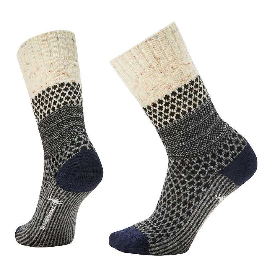 Accessories Smartwool | Smartwool Everyday Popcorn Cable Full Cushion Crew Socks - Natural Donegal