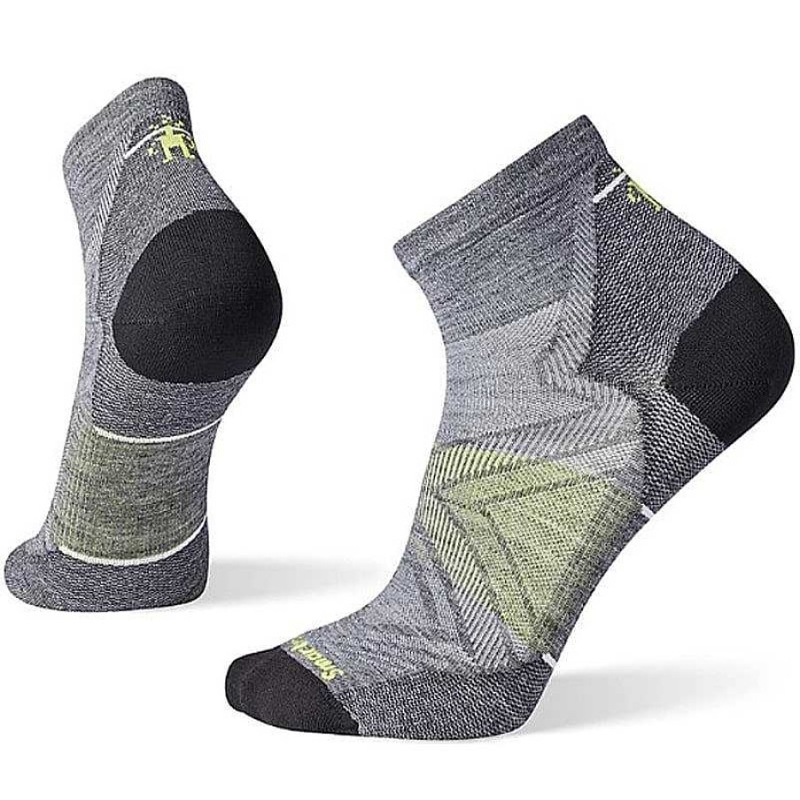 Accessories Smartwool | Smartwool Run Zero Cushion Ankle Socks - Medium Grey