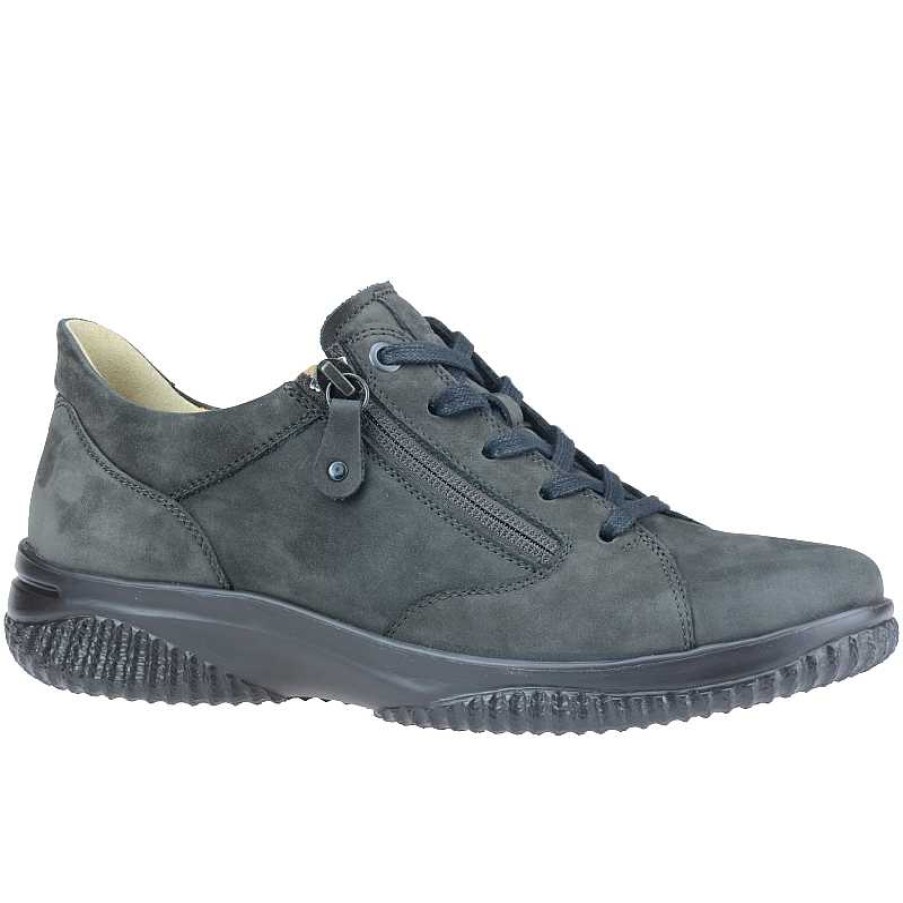 Women Hartjes | Women'S Hartjes Ethno Shoe Smoke Nubuck - Uk Sizing