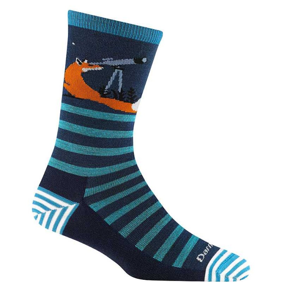 Accessories Darn Tough | Darn Tough Animal Haus Lightweight Crew Lifestyle Sock - Eclipse