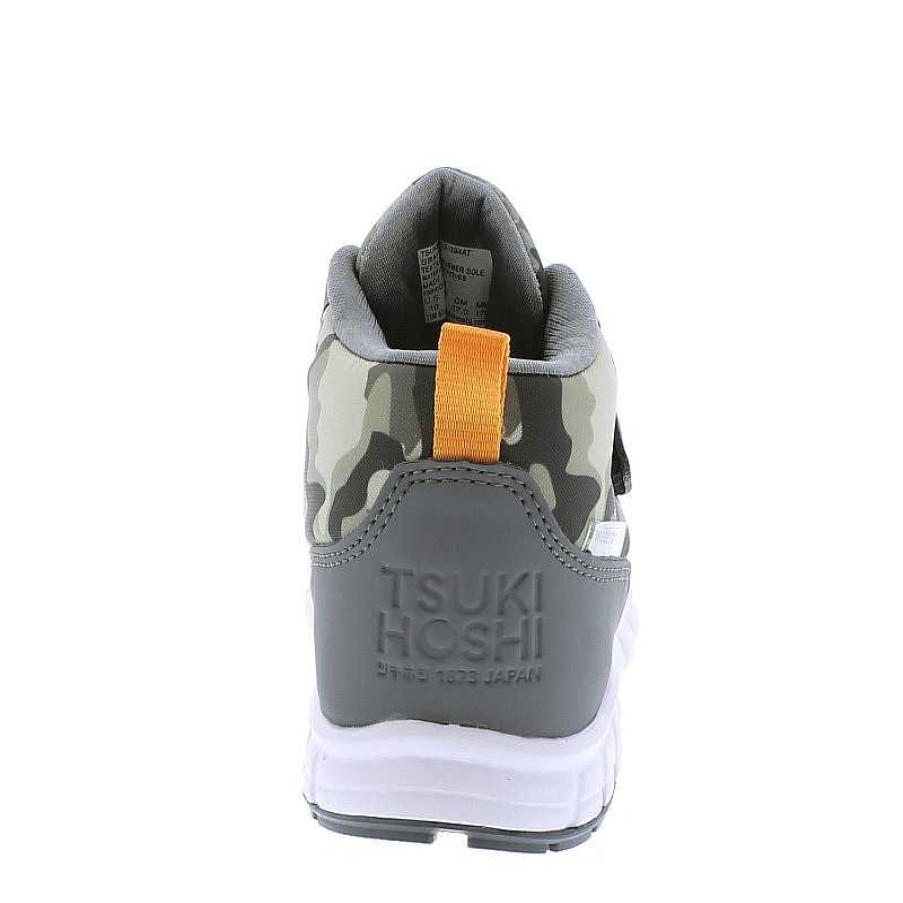 Kids Tsukihoshi | Kids' Tsukihoshi Tokyo Waterproof Sizes 1-13.5 - Grey/Camo