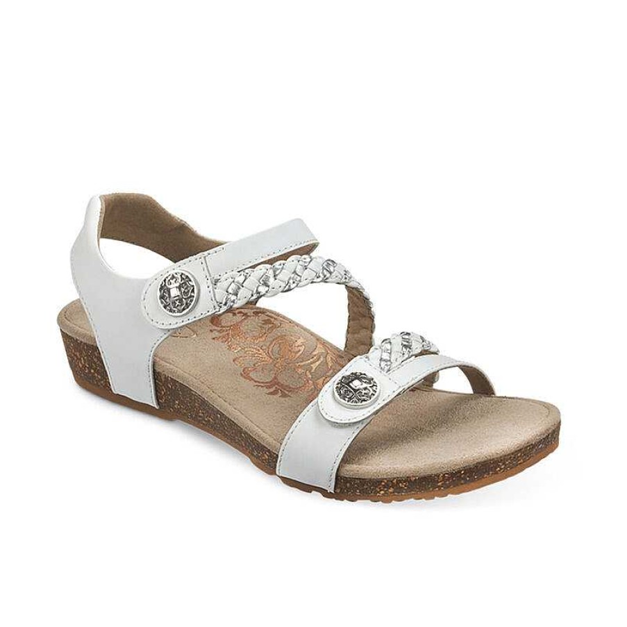 Women Aetrex | Women'S Aetrex Jillian - White