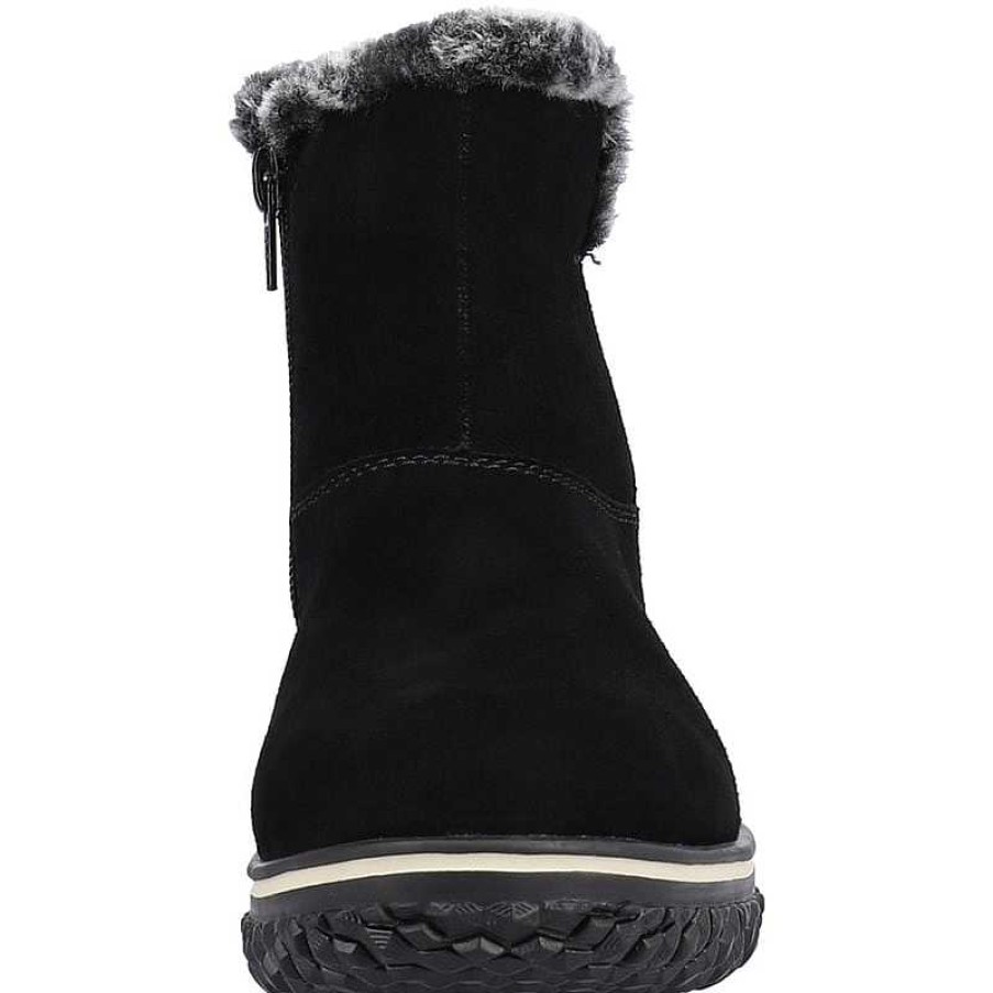 Women Rieker | Women'S Rieker Cordula 66 Winter Boot - Schwarz/Anthrazit