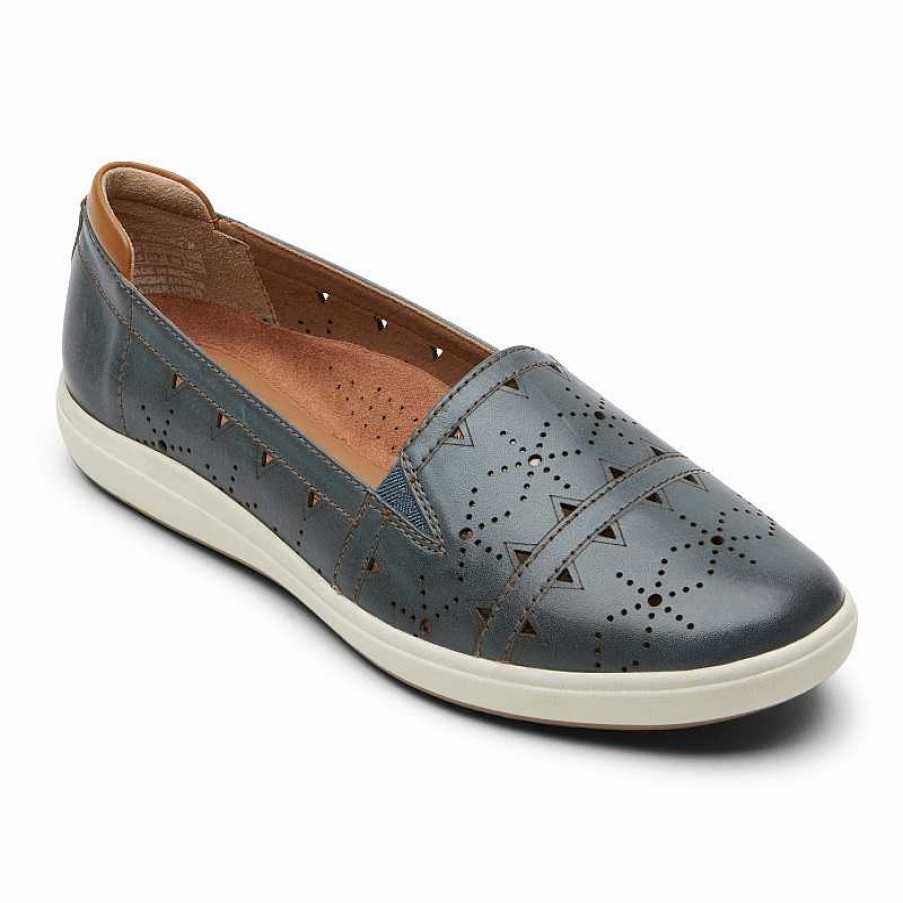 Women Cobb Hill | Women'S Cobb Hill Bailee Slip-On - Blue