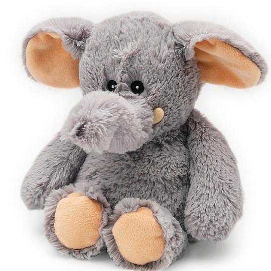 Accessories Warmies | Warmies Elephant Stuffed Animal - Grey