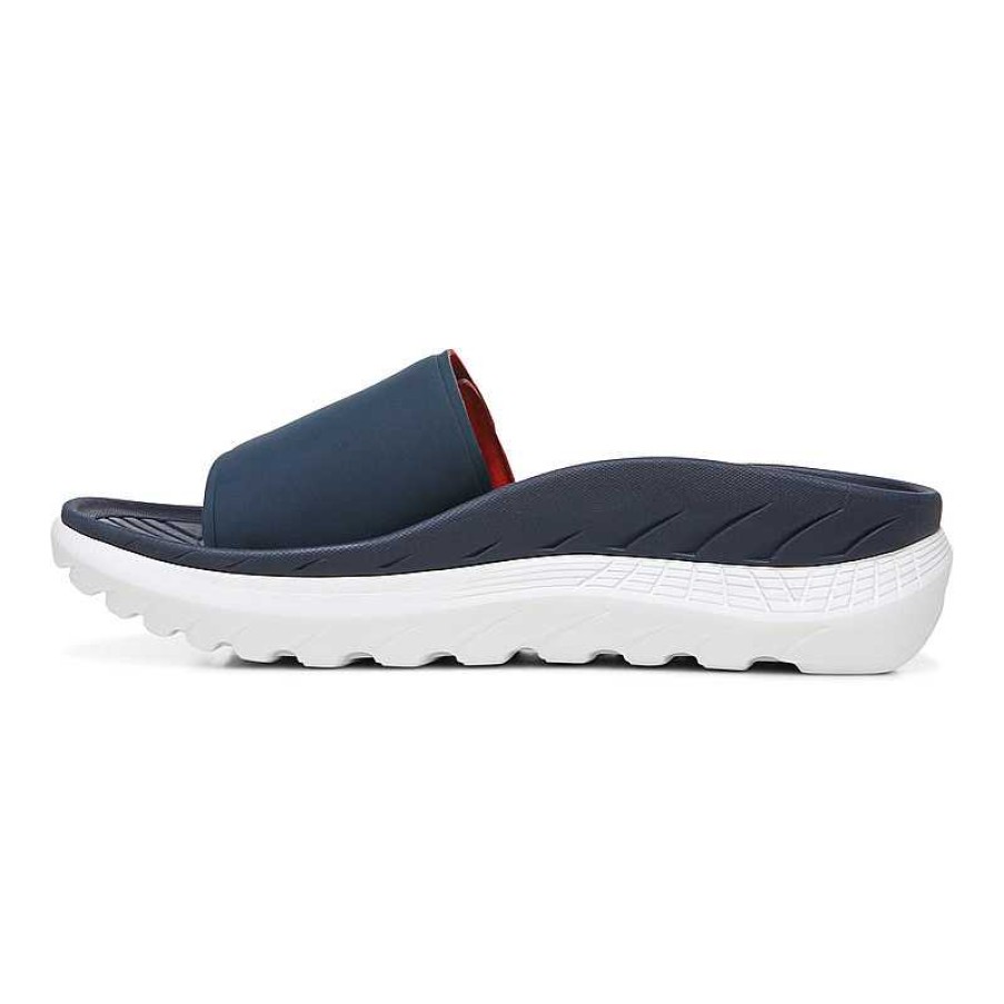 Women Vionic | Women'S Vionic Rejuvenate Recovery Sandal Navy