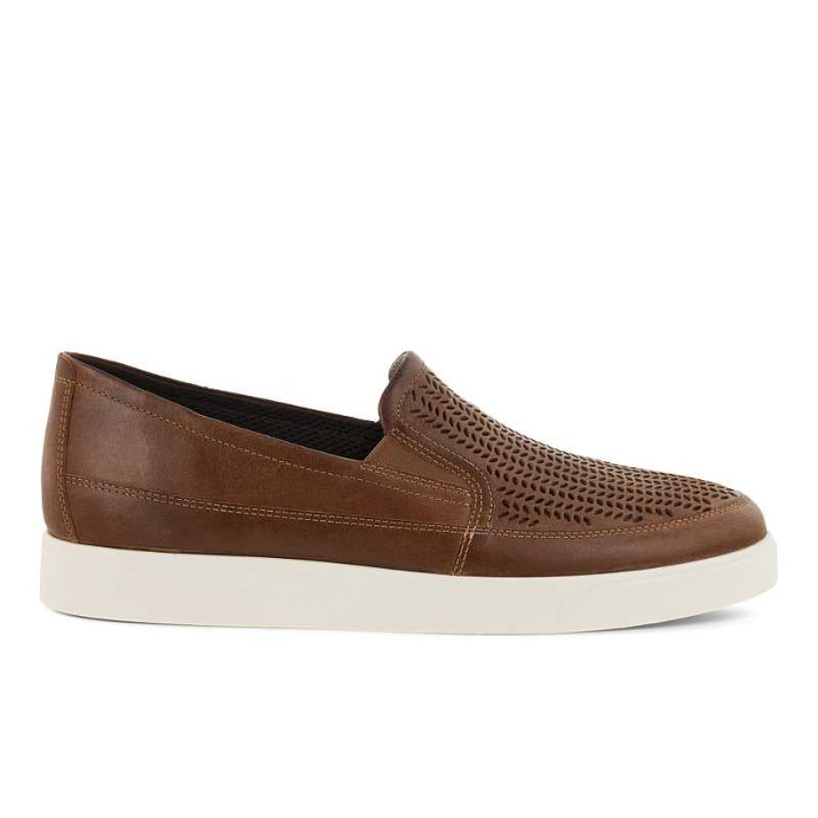 Men ECCO | Men'S Ecco Street Lite Summer Cashmere Nubuck