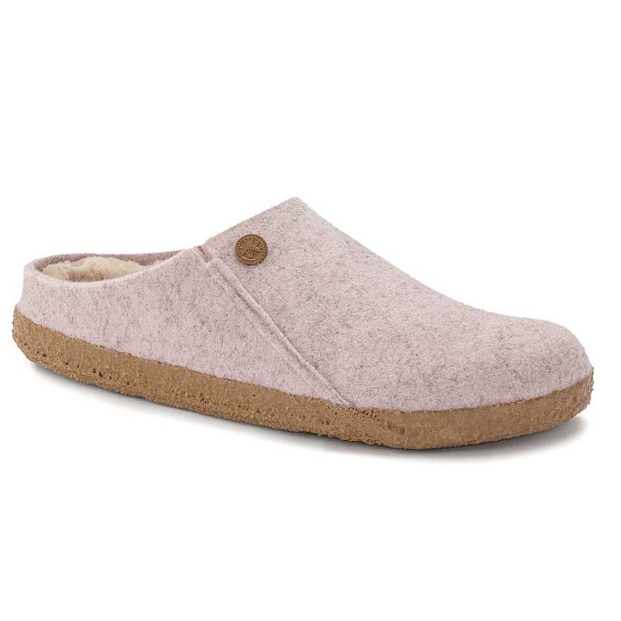 Women Birkenstock | Women'S Birkenstock Zermatt Shearling - Light Rose