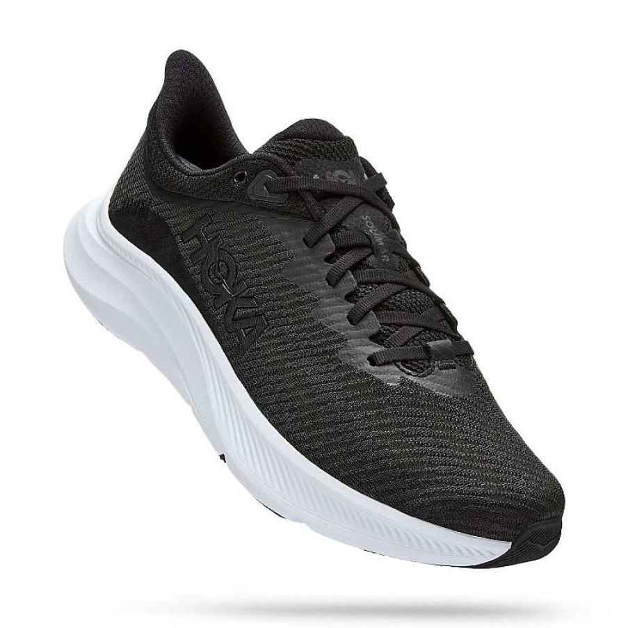 Men Hoka | Men'S Hoka Solimar - Black/White (Bwht)