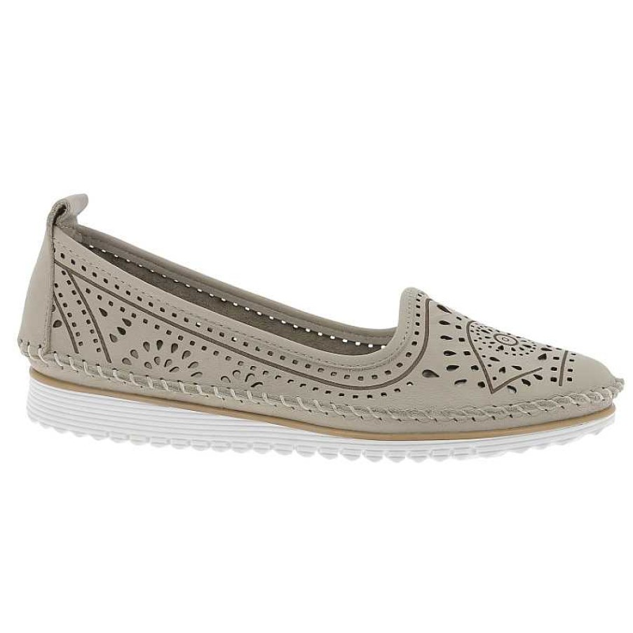 Women Andrea Conti | Women'S Andrea Conti Perf Ballerina - Silvergrey