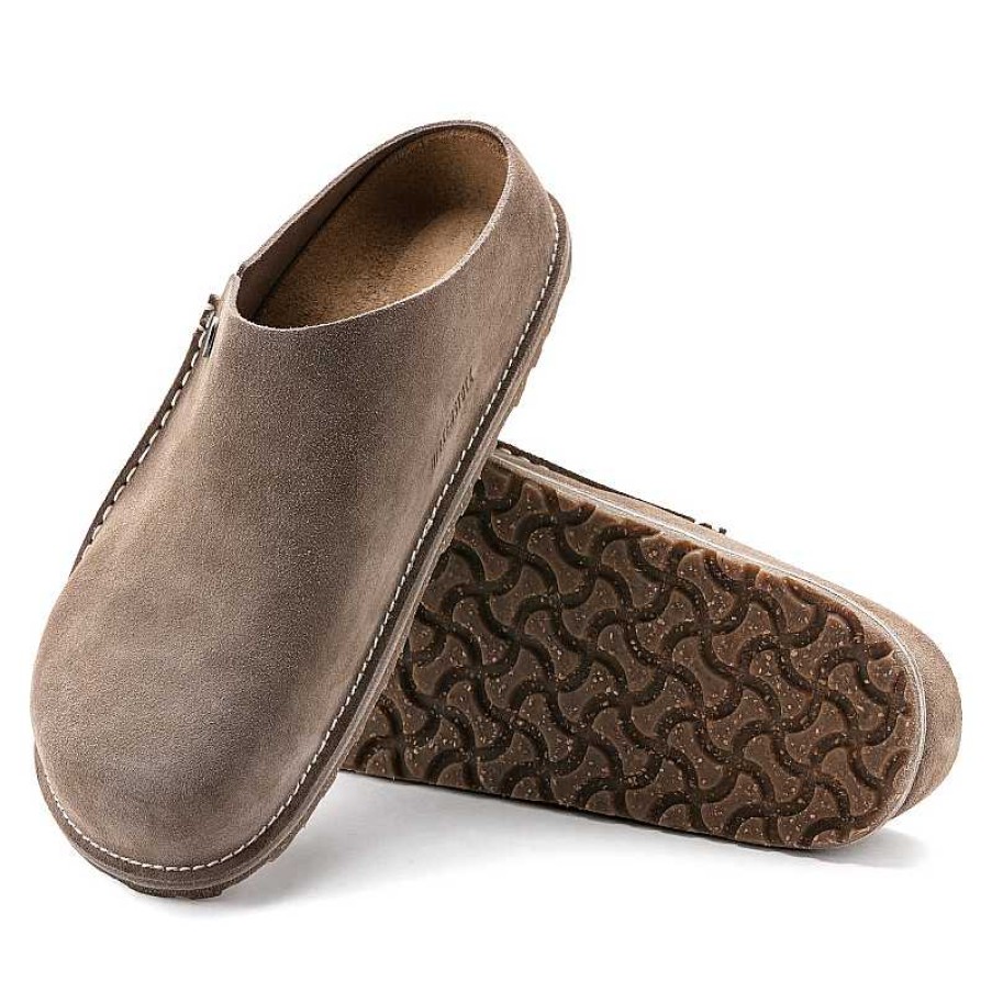 Men Birkenstock | Men'S Birkenstock Zermatt 365 Slipper - Gray Taupe