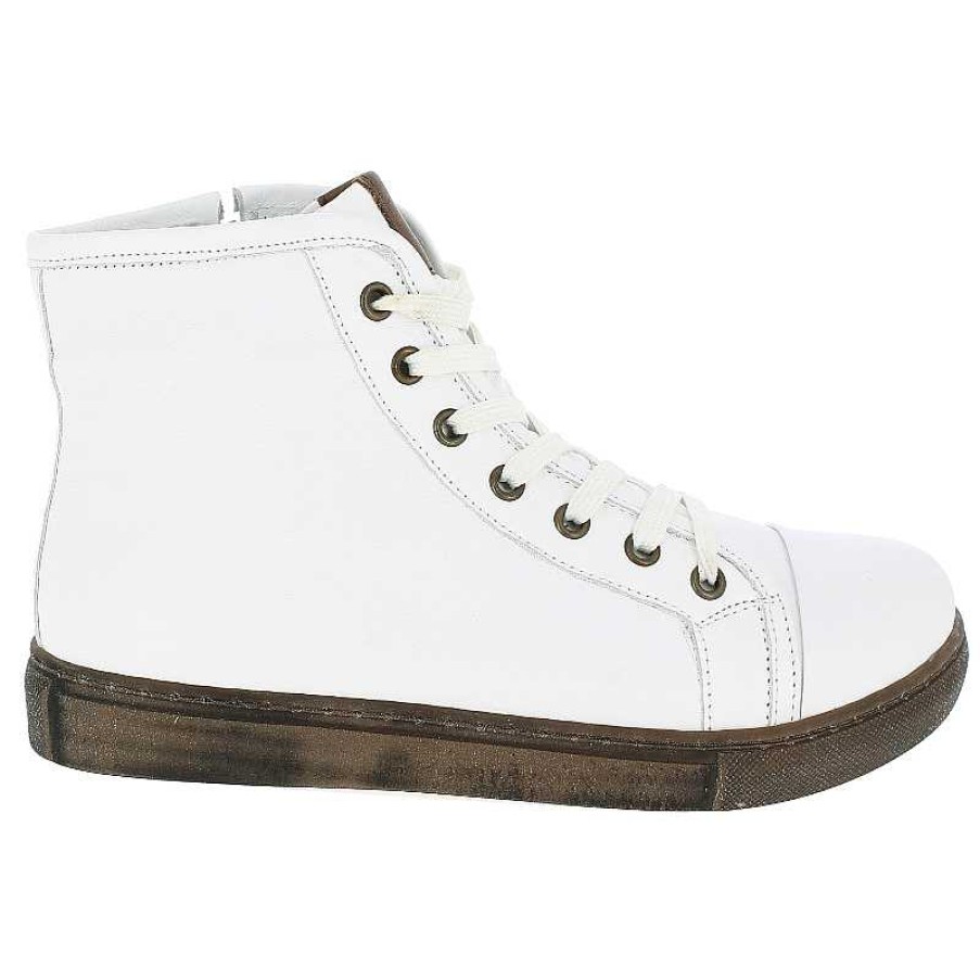 Women Andrea Conti | Women'S Andrea Conti Sneaker Boot - Weiss/Dark Braun