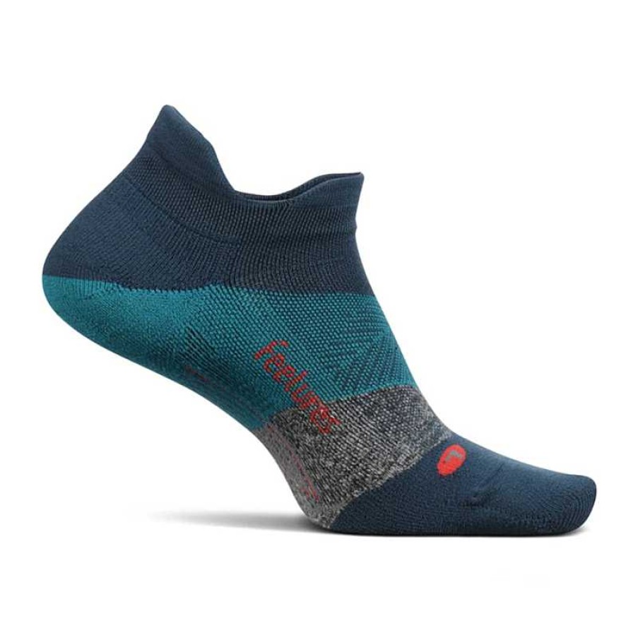 Accessories Feetures | Feetures Elite Lite Cushion No Show Socks Trek Teal