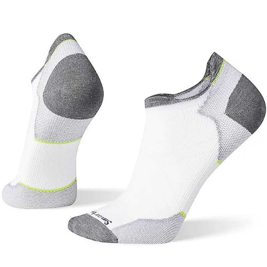 Accessories Smartwool | Smartwool Run Zero Cushion Low Ankle Socks White