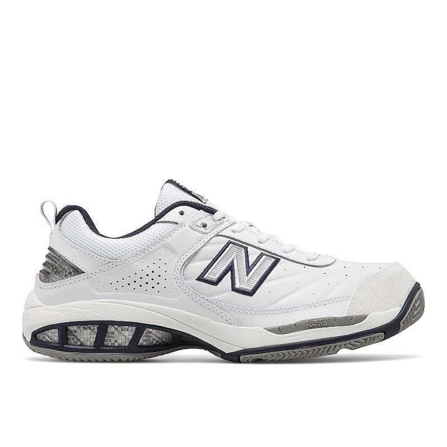 Men New Balance | Men'S New Balance Mc806W Tennis Shoe - White