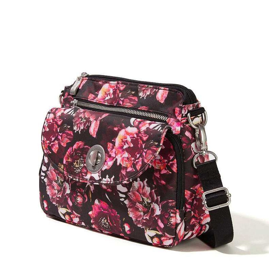 Accessories Baggallini | Baggallini Calais Crossbody Peony Bloom