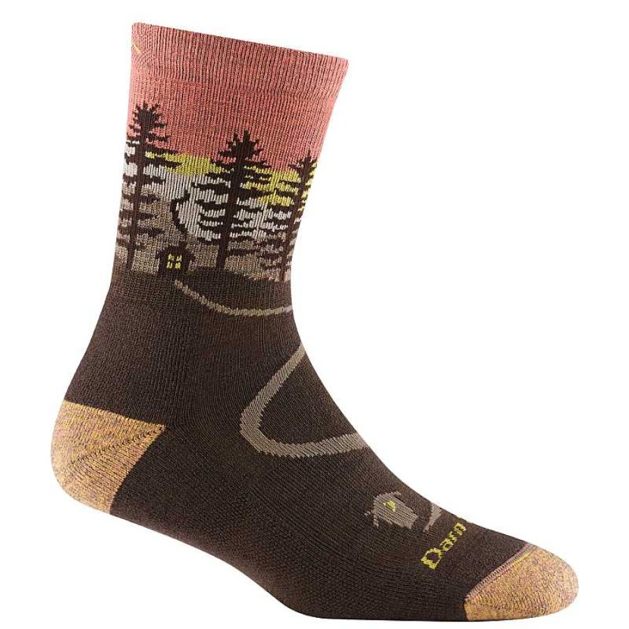 Accessories Darn Tough | Women'S Darn Tough Vermont Northwoods Micro Crew Midweight Hiking Sock - Earth