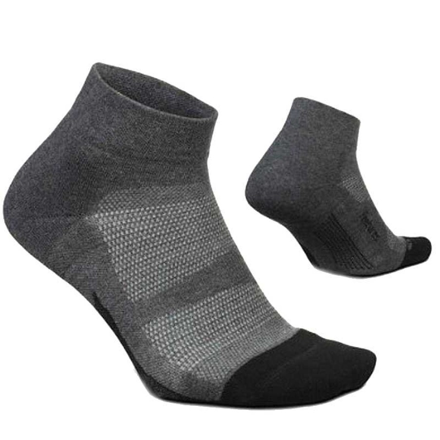 Accessories Feetures | Feetures Elite Max Cushion Low Cut Socks - Gray