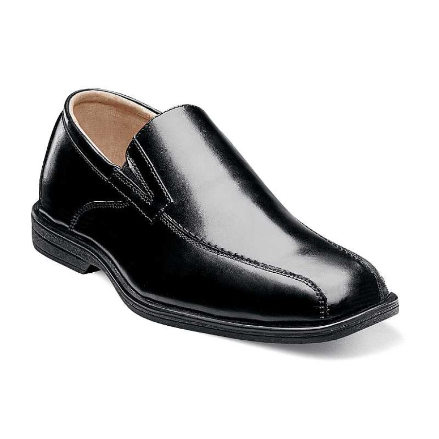 Kids Florsheim | Florsheim Reveal Size 1.5-7 Bike Slip Black