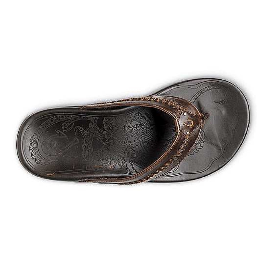 Men OluKai | Men'S Olukai Mea Ola Dark - Java