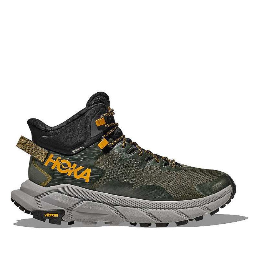 Men Hoka | Men'S Hoka Trail Code Gtx - Duffel Bag/Avocado (Dbav)