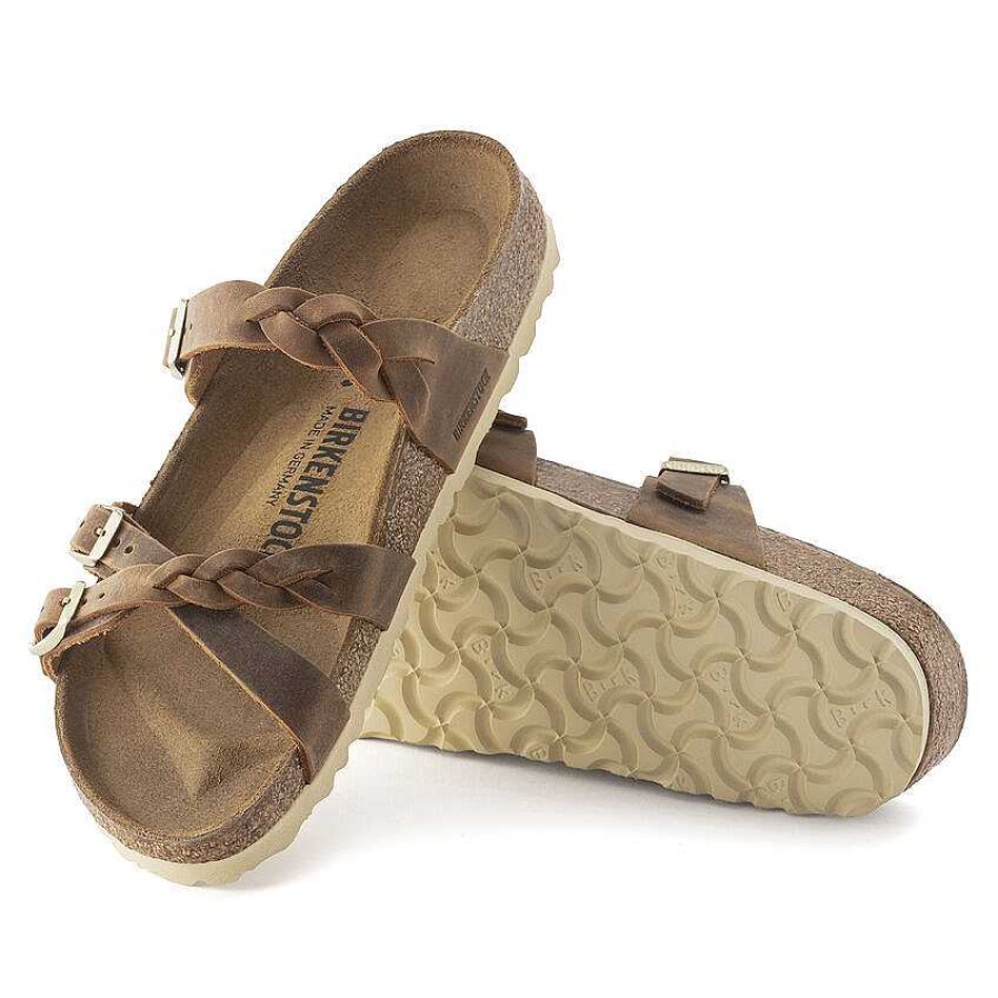 Women Birkenstock | Women'S Birkenstock Franca Braid - Cognac