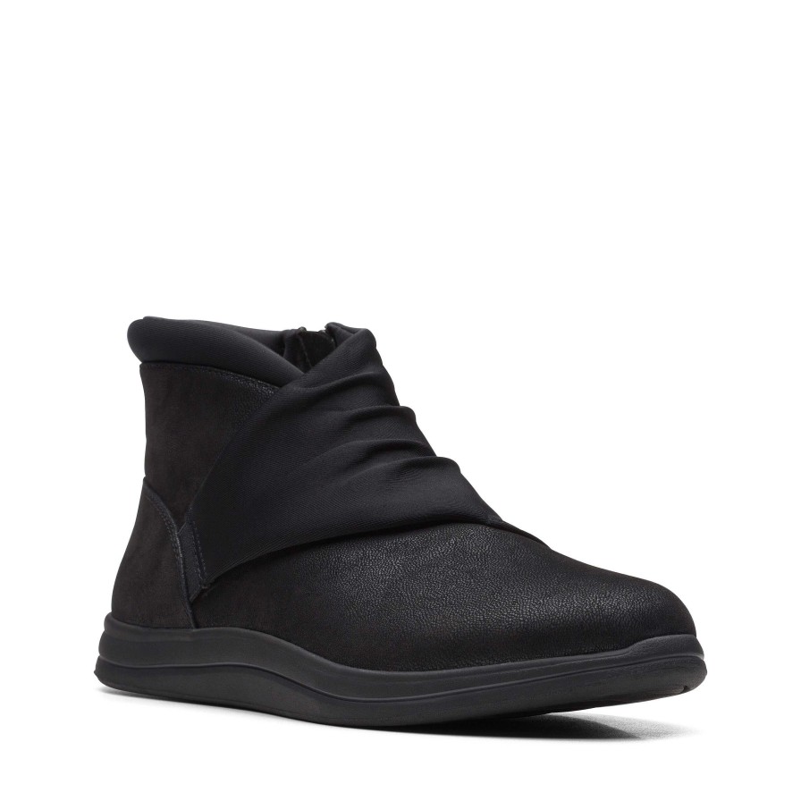 Women Clarks | Women'S Clarks Breeze Dusk - Black