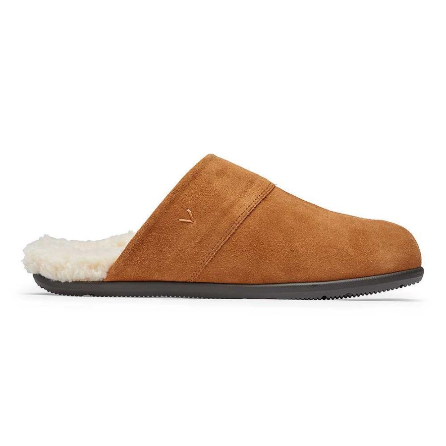 Men Vionic | Men'S Vionic Alfons Slipper - Toffee Suede