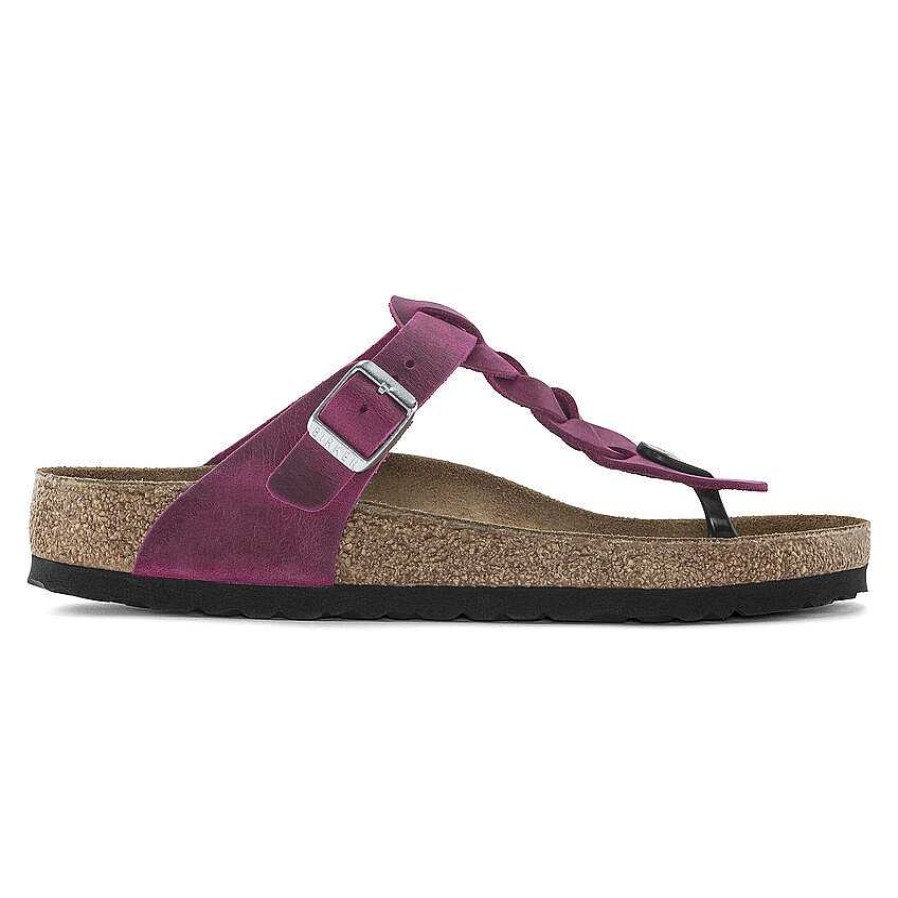 Women Birkenstock | Women'S Birkenstock Gizeh Braid Festival Fuchsia