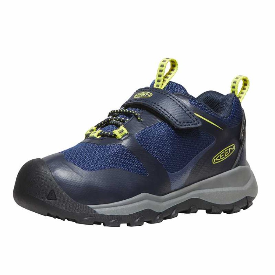 Kids Keen | Kids' Keen Wanduro Low Waterproof Sizes 8-13 Sky Captain/Evening Primrose