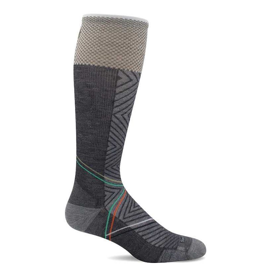 Accessories Sockwell | Women'S Sockwell Pulse Knee High Graduated Compression Sock - Charcoal