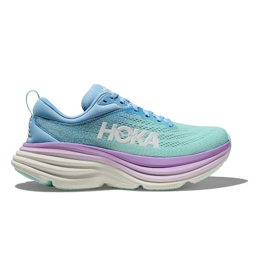 Women Hoka | Women'S Hoka Bondi 8 - Airy Blue/Sunlit Ocean (Abso)