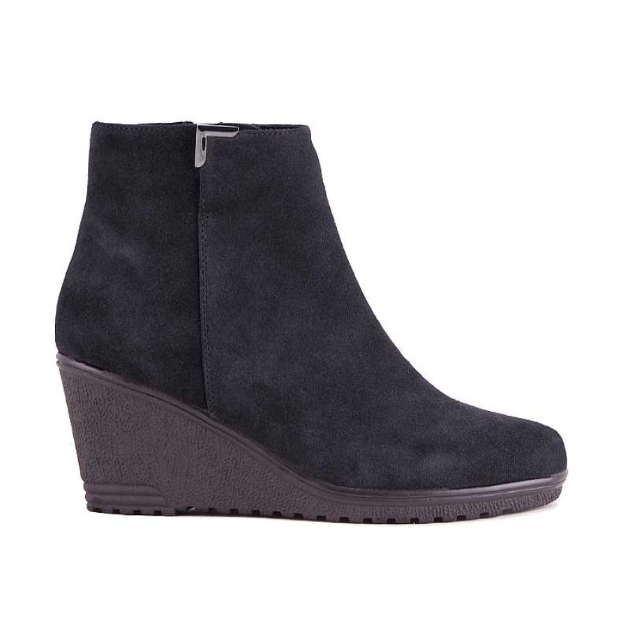 Women Aqua Diva | Women'S Aqua Diva Laurel - Black Suede