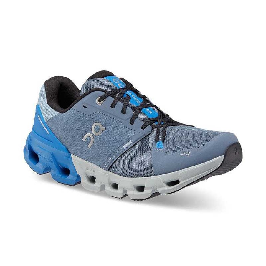 Men On Cloud | Men'S On Cloudflyer 4 - Metal/Lapis