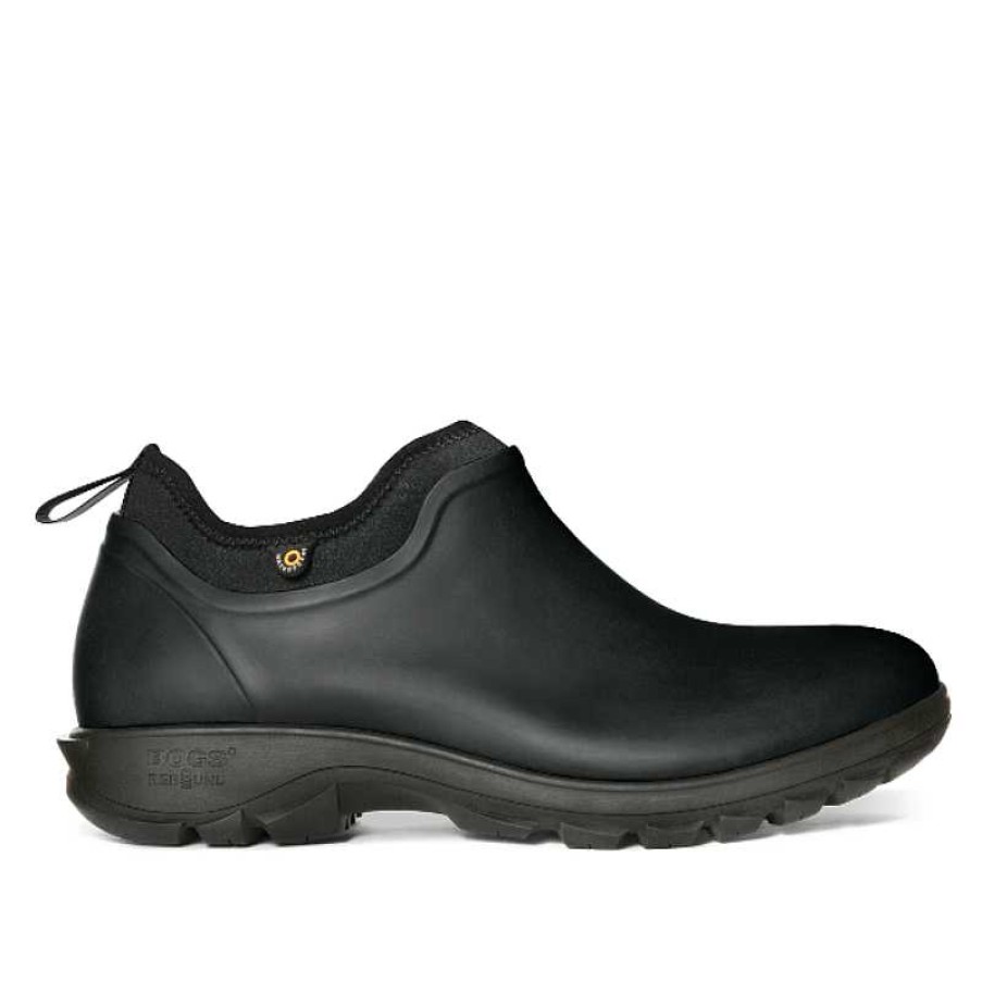 Men Bogs | Men'S Bogs Sauvie Slip On - Black