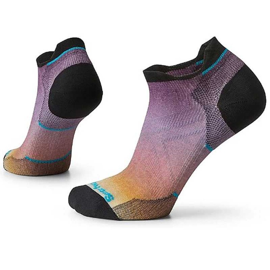 Accessories Smartwool | Smartwool Run Zero Cushion Low Ankle Socks - Picante Ombre Print