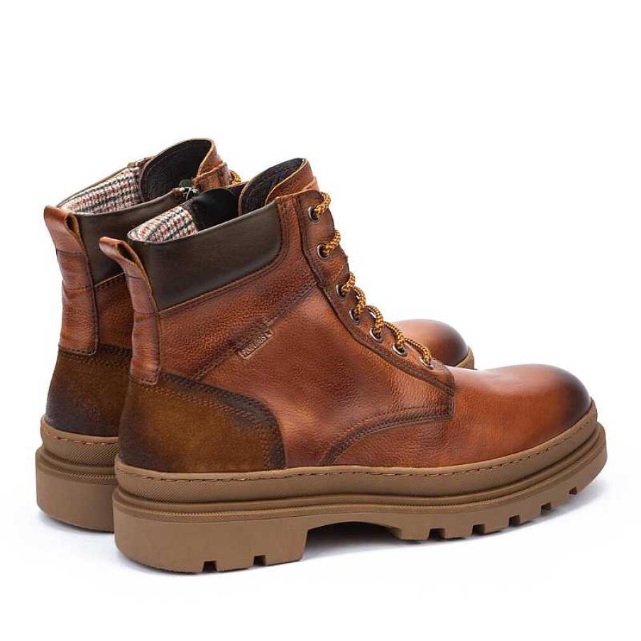 Men Pikolinos | Men'S Pikolinos Ourense Boot - Brandy