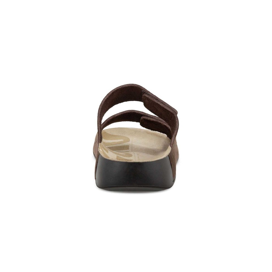 Men ECCO | Men'S Ecco 2Nd Cosmo Slide - Mocha