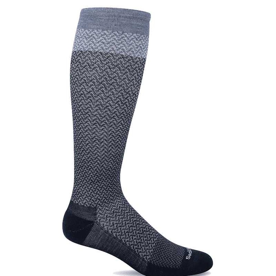 Accessories Sockwell | Women'S Sockwell Full Twist Wide Calf Navy