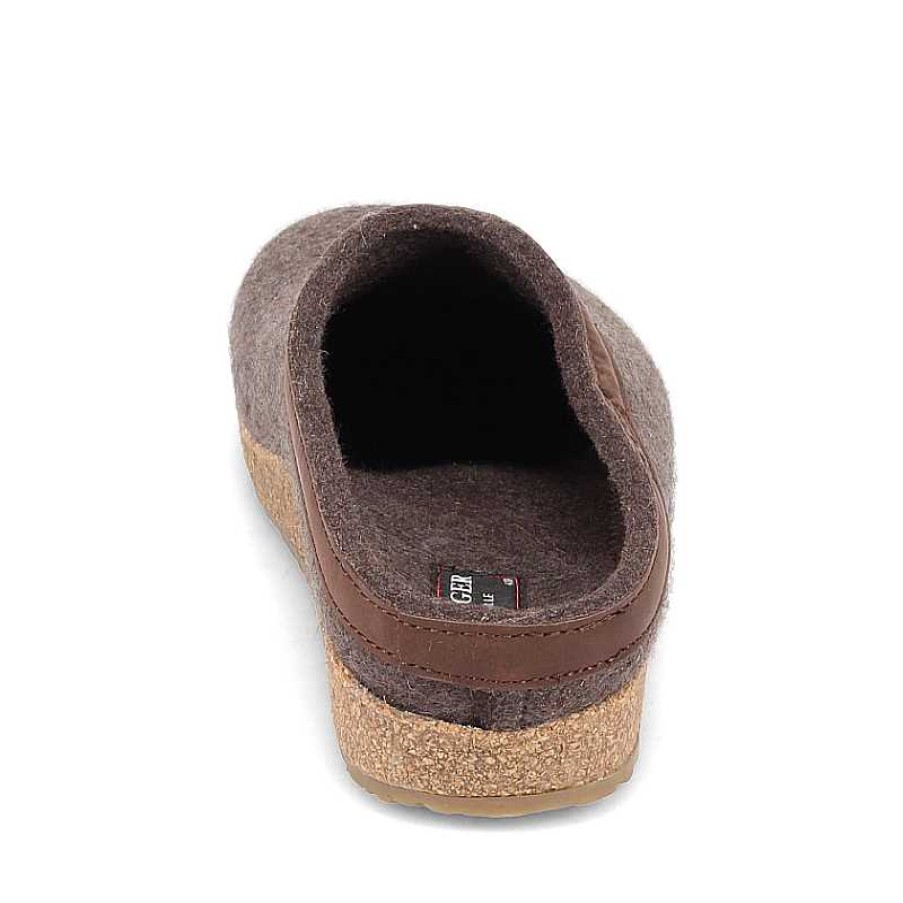 Men Haflinger | Haflinger Gzl Slipper - Smokey Brown