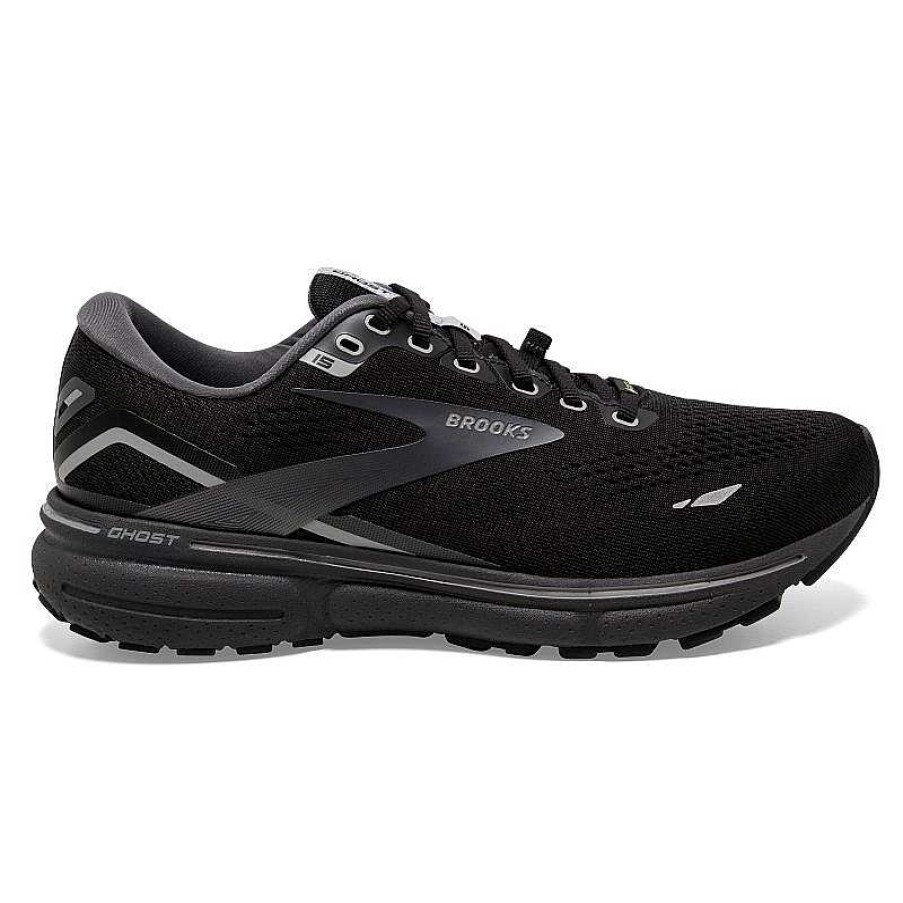 Women Brooks Running | Men'S Brooks Ghost 15 Gtx Black/Blackened Pearl/Alloy