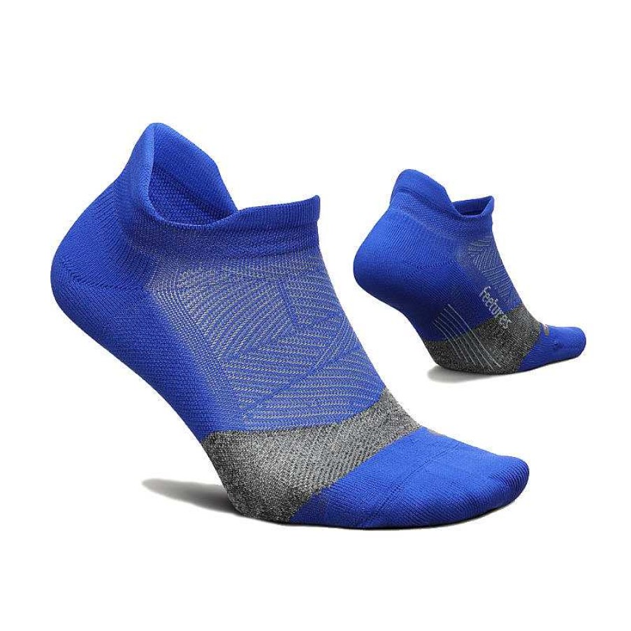 Accessories Feetures | Women'S Feetures Elite Max Cushion No Show Boost Blue