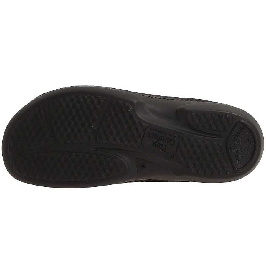 Women Finn Comfort | Women'S Finn Comfort Gomera - Black Plisse