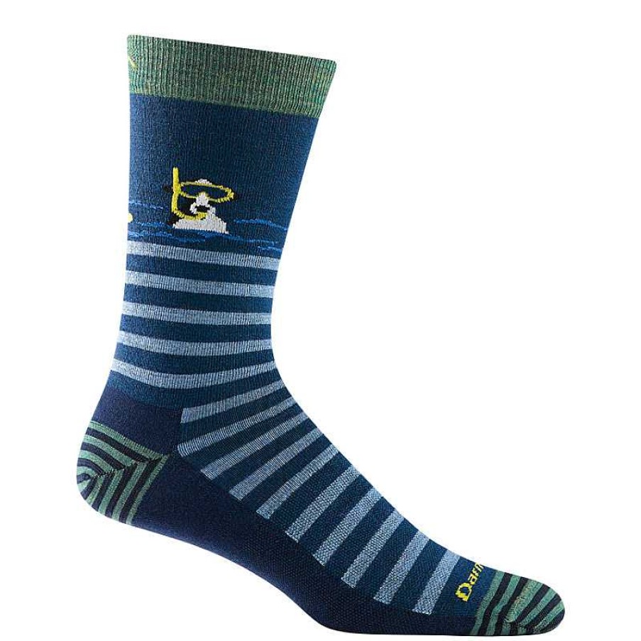 Accessories Darn Tough | Men'S Animal Haus Crew Lightweight Lifestyle Sock - Midnight