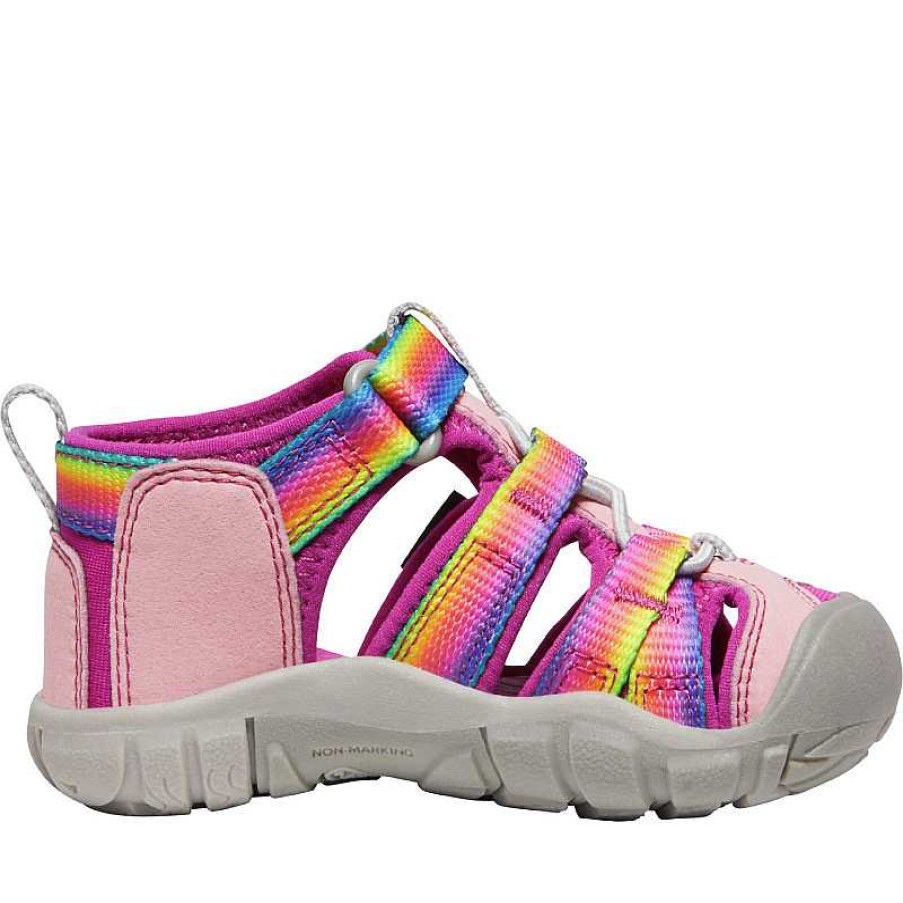 Kids Keen | Kids' Keen Seacamp Ii Cnx Sizes 4-7 Rainbow/Festival Fuchsia